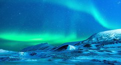 Northern lights in Arctic